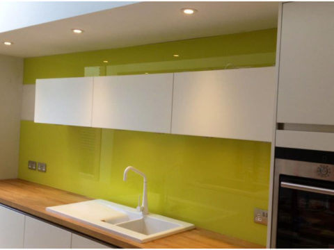 back painted glass splashback