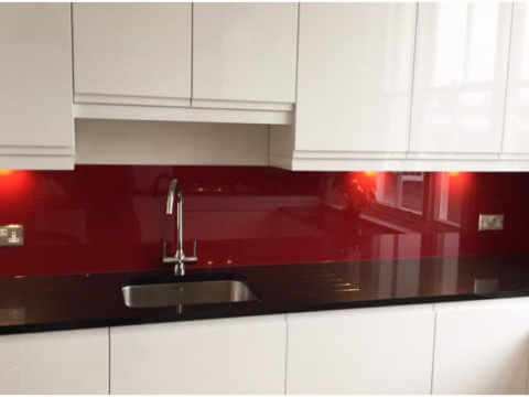 coloured glass splashbacks uk