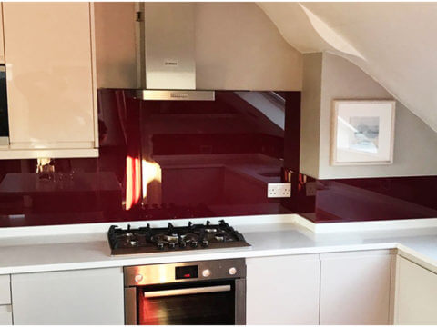 coloured glass splashbacks for kitchens