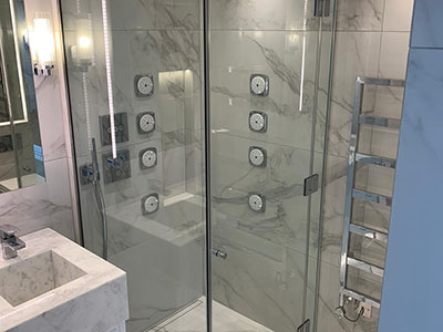 bespoke glass shower screen