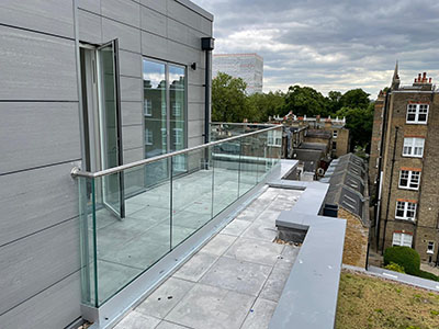 glass balustrade London